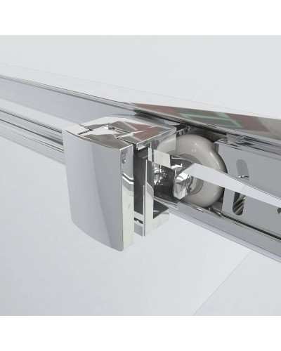 Душевая дверь 150 см Vincea Garda VDS-1G150CLB прозрачное