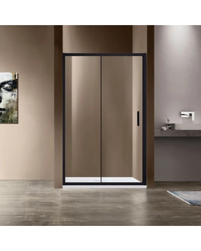 Душевая дверь 150 см Vincea Garda VDS-1G150CLB прозрачное