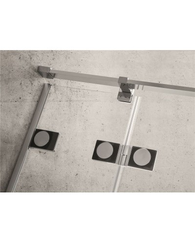 Душевая дверь Radaway Euphoria KDJ 80 383812-01L профиль Хром стекло прозрачное
