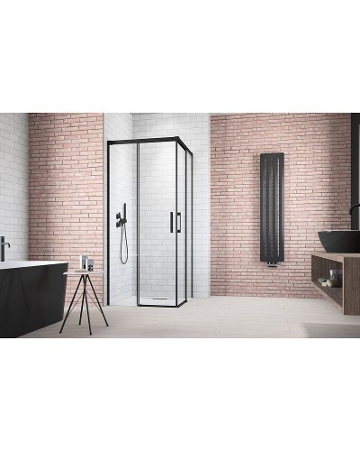 Душевая дверь Radaway Idea Black KDD 110 L 387063-54-01L профиль Черный стекло прозрачное
