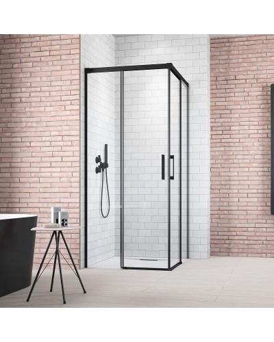 Душевая дверь Radaway Idea Black KDD 120 L 387064-54-01L профиль Черный стекло прозрачное
