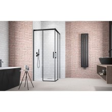Душевая дверь Radaway Idea Black KDD 120 L 387064-54-01L профиль Черный стекло прозрачное