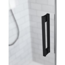 Душевая дверь в нишу Radaway Idea Black DWD 200 профиль Черный стекло прозрачное