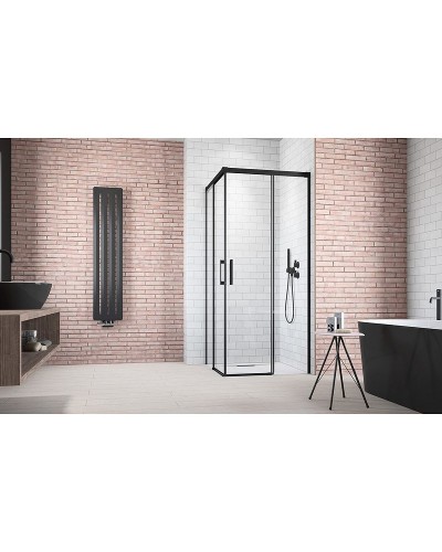 Душевая дверь Radaway Idea Black KDJ 100 R 387040-54-01R профиль Черный стекло прозрачное