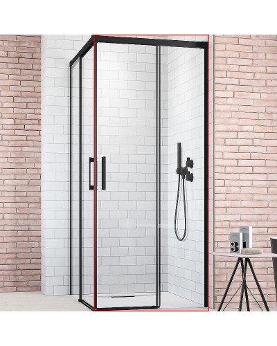 Душевая дверь Radaway Idea Black KDJ 110 R 387041-54-01R профиль Черный стекло прозрачное