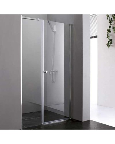 Душевая дверь в нишу Cezares ELENA-W-B-11-30+90-P-Cr-R профиль Хром стекло рифленое