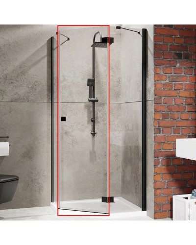 Душевая дверь Radaway Essenza New PTJ 60 R 385010-54-01R профиль Черный стекло прозрачное