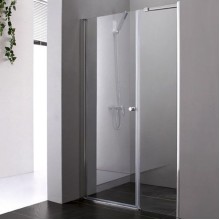 Душевая дверь в нишу Cezares Elena B-11 90+80 профиль Хром стекло прозрачное
