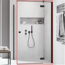Душевая дверь Radaway Essenza New KDJ 100 R 385040-54-01R профиль Черный стекло прозрачное