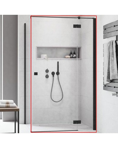 Душевая дверь Radaway Essenza New KDJ 120 R 385042-54-01R профиль Черный стекло прозрачное