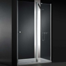 Душевая дверь в нишу Cezares ELENA-W-B-12-90-P-Cr-R профиль Хром стекло рифленое