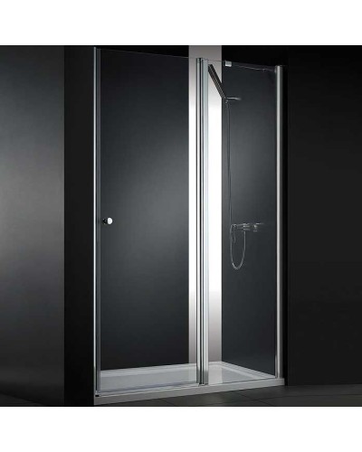 Душевая дверь в нишу Cezares ELENA-W-B-12-90-P-Cr-R профиль Хром стекло рифленое
