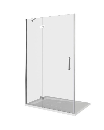 Душевая дверь Good Door Saturn WTW-130-C-CH-L 130 профиль Хром стекло прозрачное