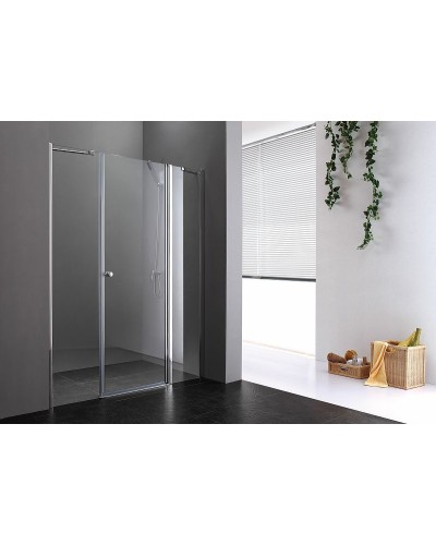 Душевая дверь Cezares Elena 180 ELENA-W-B-13-60+60/60-C-Cr профиль Хром стекло прозрачное