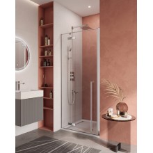 Душевая дверь в нишу CEZARES LINER-B-12-100-C-Cr-L левая