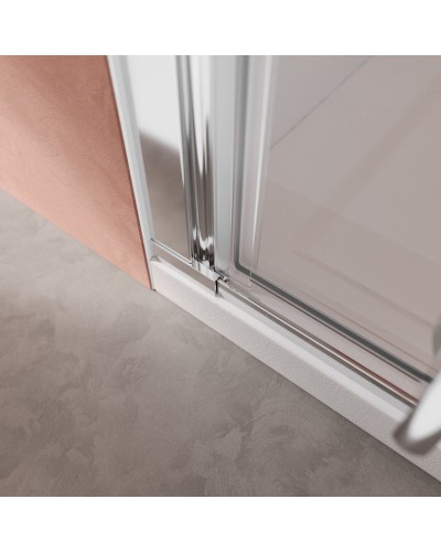 Душевая дверь в нишу CEZARES LINER-B-12-90-C-Cr-R правая