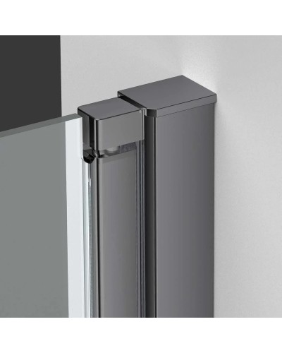 Душевая дверь 90 см Vincea Alpha VDP-3AL900CLGM прозрачное