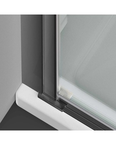 Душевая дверь 90 см Vincea Alpha VDP-3AL900CLGM прозрачное