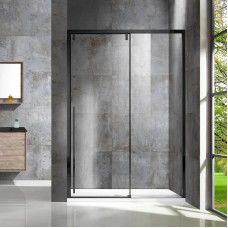 Душевая дверь 150 см Vincea Lugano VDS-1L150CLB-1 прозрачное