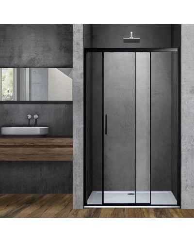 Душевая дверь 110 см Vincea Soft VDS-3SO110CLB прозрачное