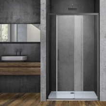 Душевая дверь 120 см Vincea Soft VDS-3SO120CLGM прозрачное