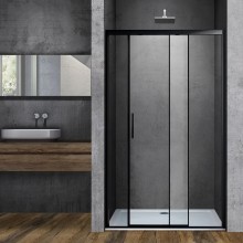 Душевая дверь 140 см Vincea Soft VDS-3SO140CLB прозрачное