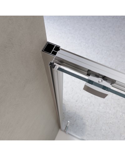 Душевая дверь в нишу BelBagno LUCE-BF-1-110-C-Cr