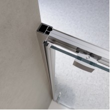 Душевая дверь в нишу BelBagno LUCE-BF-1-140-C-Cr