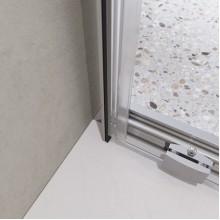 Душевая дверь в нишу BelBagno LUCE-BF-1-110-C-Cr