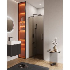 Душевая дверь в нишу CEZARES SLIDER-B-1-70/80-BR-GM