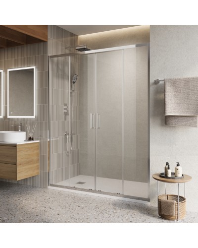 Душевая дверь в нишу BelBagno LUCE-BF-2-150-C-Cr