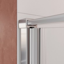 Душевая дверь в нишу CEZARES LINER-B-12-120-C-Cr-R правая