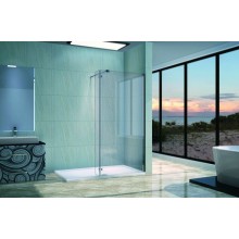 Душевая перегородка WeltWasser WW400 90G+30G 10000002947 профиль Хром стекло прозрачное