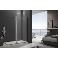 Душевая перегородка Good Door Walk In SP2-80-C-CH 80x28 профиль Хром стекло прозрачное