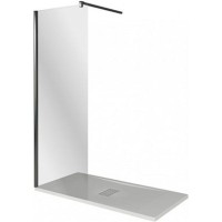 Душевая перегородка Good Door Walk In SP-120-C-В 120 профиль Черный стекло прозрачное