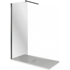 Душевая перегородка Good Door Walk In SP-140-C-В 140 профиль Черный стекло прозрачное