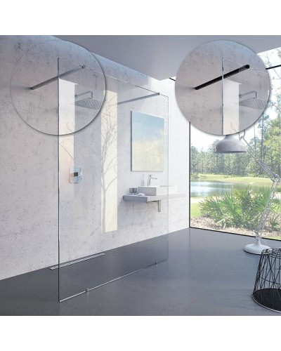 Душевая перегородка Ravak Walk-In Free 150 GW9FP0C00Z1 профиль Хром стекло Transparent