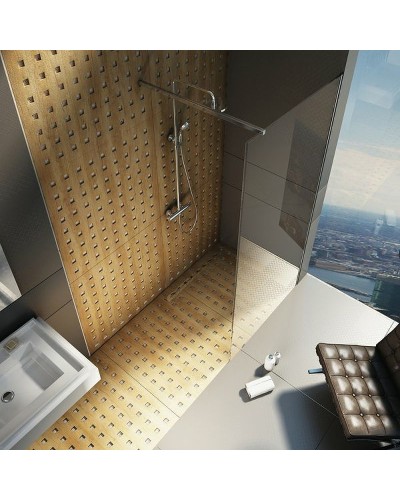 Душевая перегородка Ravak Walk-In Wall 60 GW9W00C00Z1 профиль Хром стекло Transparent