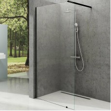 Душевая перегородка Ravak Walk-In Wall 140 GW9WM0300Z1 профиль Черный стекло Transparent