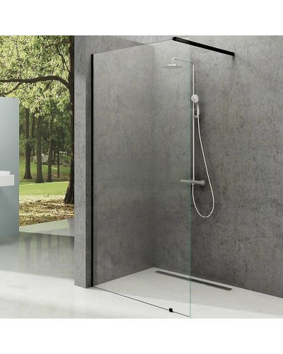 Душевая перегородка Ravak Walk-In Wall 60 GW9W00300Z1 профиль Черный стекло Transparent