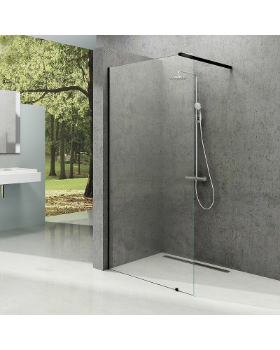 Душевая перегородка Ravak Walk-In Wall 60 GW9W00300Z1 профиль Черный стекло Transparent
