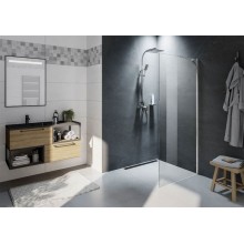 Душевая перегородка Riho Novik Z400 80 G003029120 (GZ4080000) профиль Хром стекло прозрачное