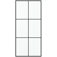 Душевая перегородка Bravat Black Line 90 BG090.5413B профиль Черный стекло прозрачное