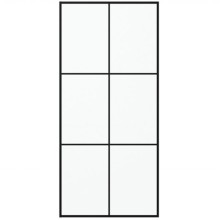 Душевая перегородка Bravat Black Line 90 BG090.5413B профиль Черный стекло прозрачное