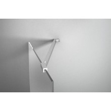 Душевая перегородка Jacob Delafon Contra 120 E22WP120-GA профиль Хром стекло прозрачное