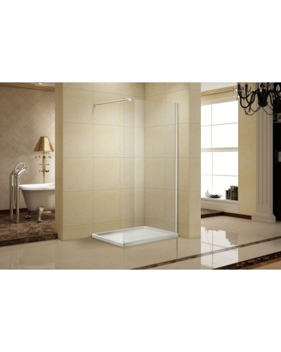 Душевая перегородка Aquanet Cinetic AE12-F-80H190U-CT 80х190 243622 профиль Хром стекло прозрачное