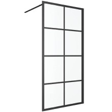 Душевая перегородка Excellent Fabrika 100x200 KAEX.4006.1000.LP профиль Черный стекло прозрачное