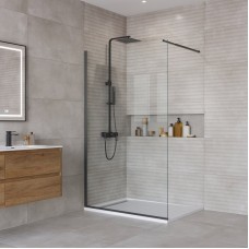 Душевая перегородка BelBagno KRAFT-L-1-120-C-NERO