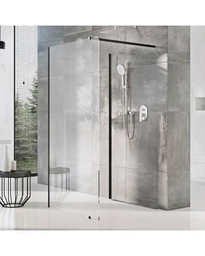 Душевая перегородка Ravak ST Walk-In Corner 110x80 GW1CD4300Z1 профиль Черный стекло Transparent