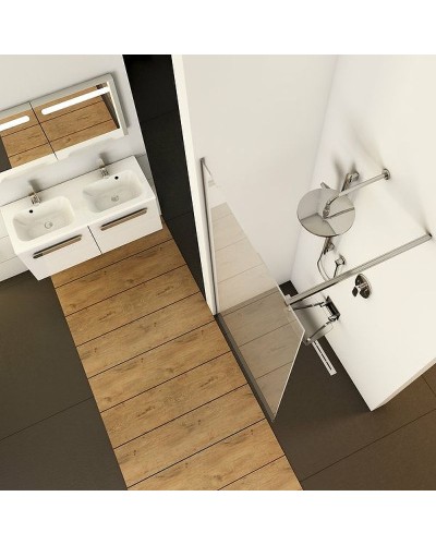 Душевая перегородка Ravak Walk-In Wall 110 GW9WD0C00Z1 профиль Хром стекло Transparent